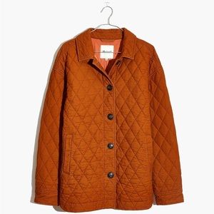 Madewell Quilted Corduroy Walton Shirt Jacket
